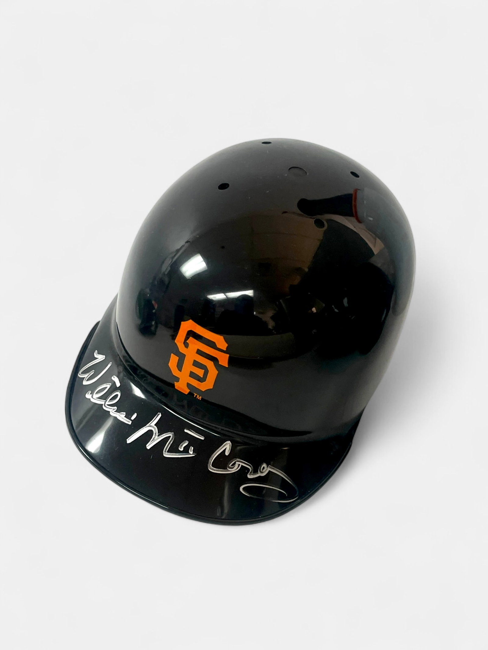 Willie McCovey Autographed San Francisco Giants Mini Helmet PSA Authenticated: All shipping will be through UPS Store #4608, no exceptions. Please feel free to reach out before the auction ends for a quote via email to store4608@theupsstore.com or via phone at 703-569-8802 exten
