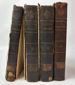 The Historical Register of the United States - 4 Vols 1814 Antique American Books