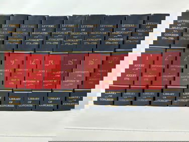 Letters of Delegates to Congress - 8 Vols - 1774-1781 Excellent Book Set GPO Gov't Printing Office