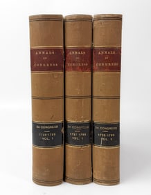 Rebound Original Antique Books: 1851 Annals of the Congress of the United States - 5th Congress