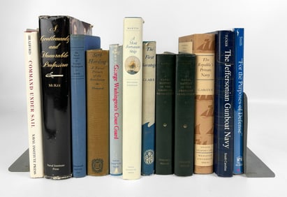 Twelve Books on American Revolutionary War Naval Warfare History