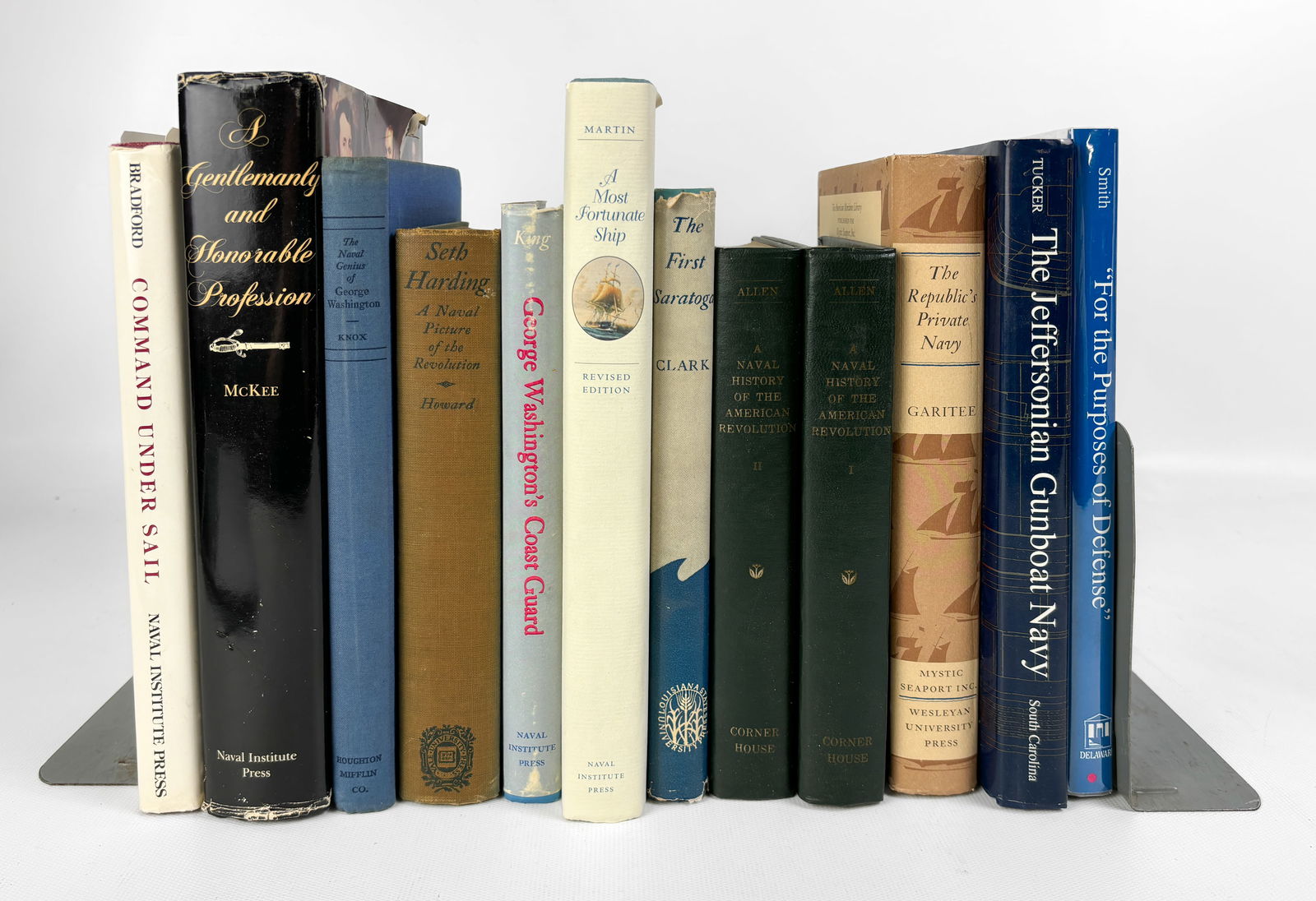 Twelve Books on American Revolutionary War Naval Warfare History (1 of 4)