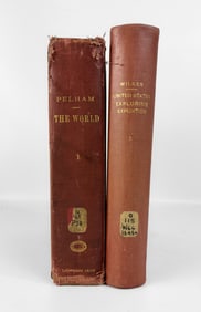 Antique Exploration Books: United States Exploring Expedition 1844 & State of the Universe 1806