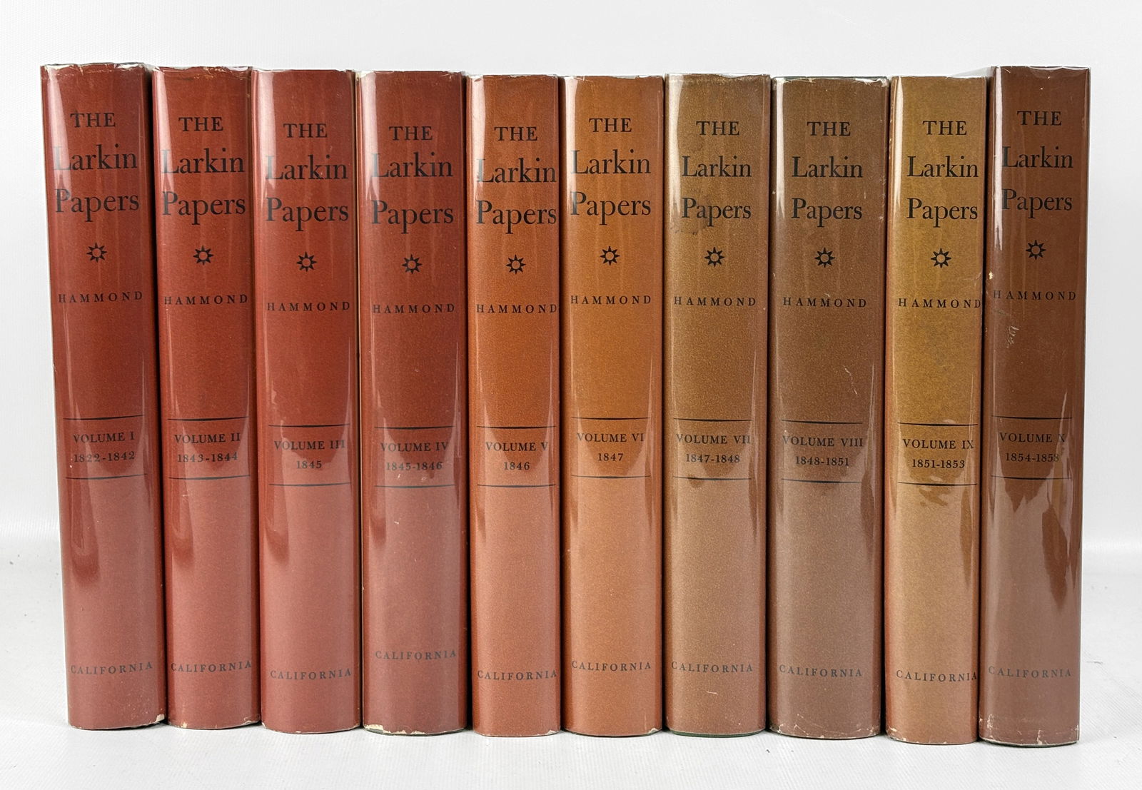 History of California: The Larkin Papers - 10 Vols (1 of 8)