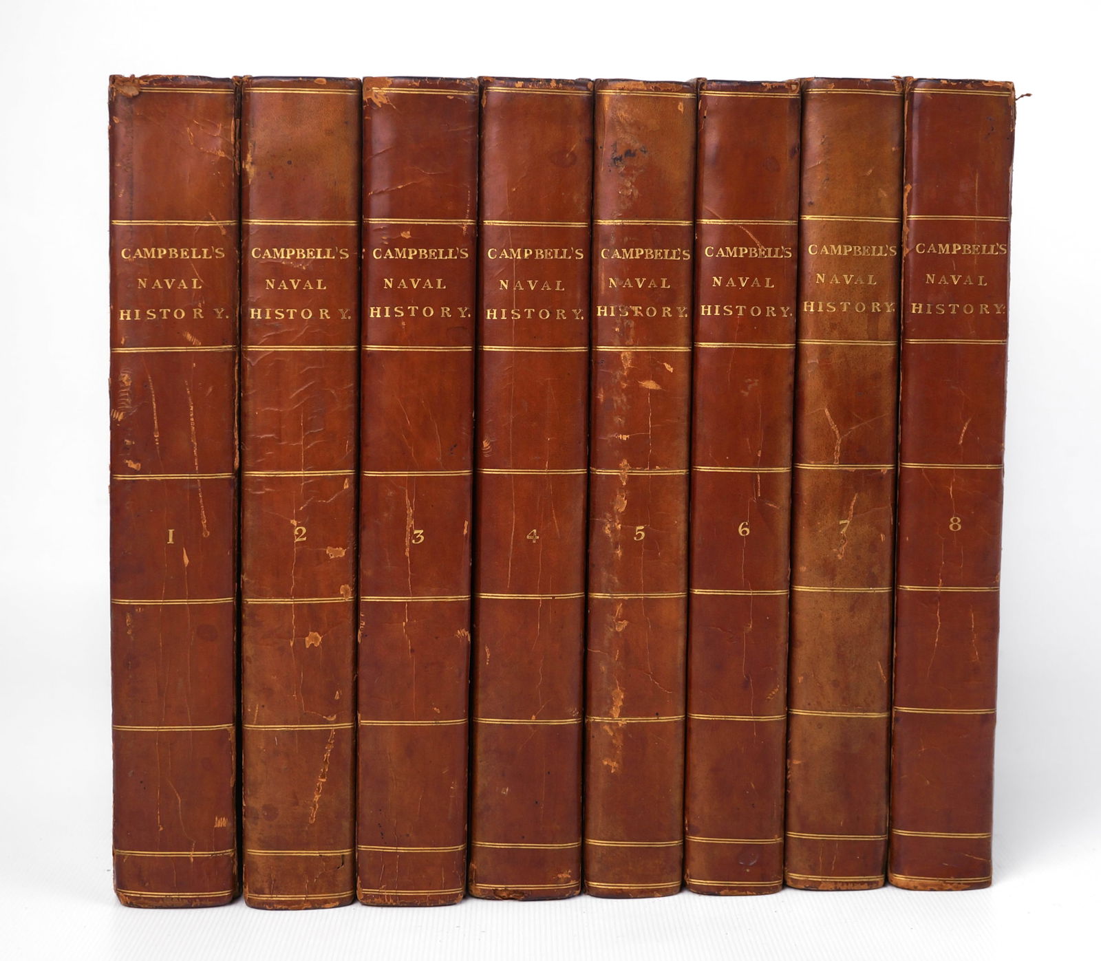 The Naval History of Great Britain - 8 Vols - 1818 (1 of 13)