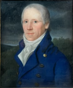 Fine Early 19thC Pastel Portrait Painting of an American Gentleman