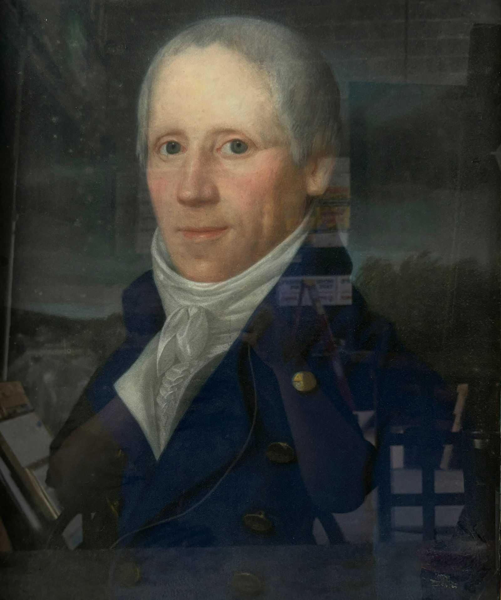 Fine Early 19thC Pastel Portrait Painting of an American Gentleman (1 of 5)