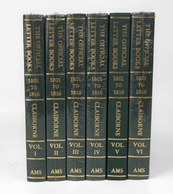 The Official Letter Books of Clairborne 1801-1816 Vols I-VI