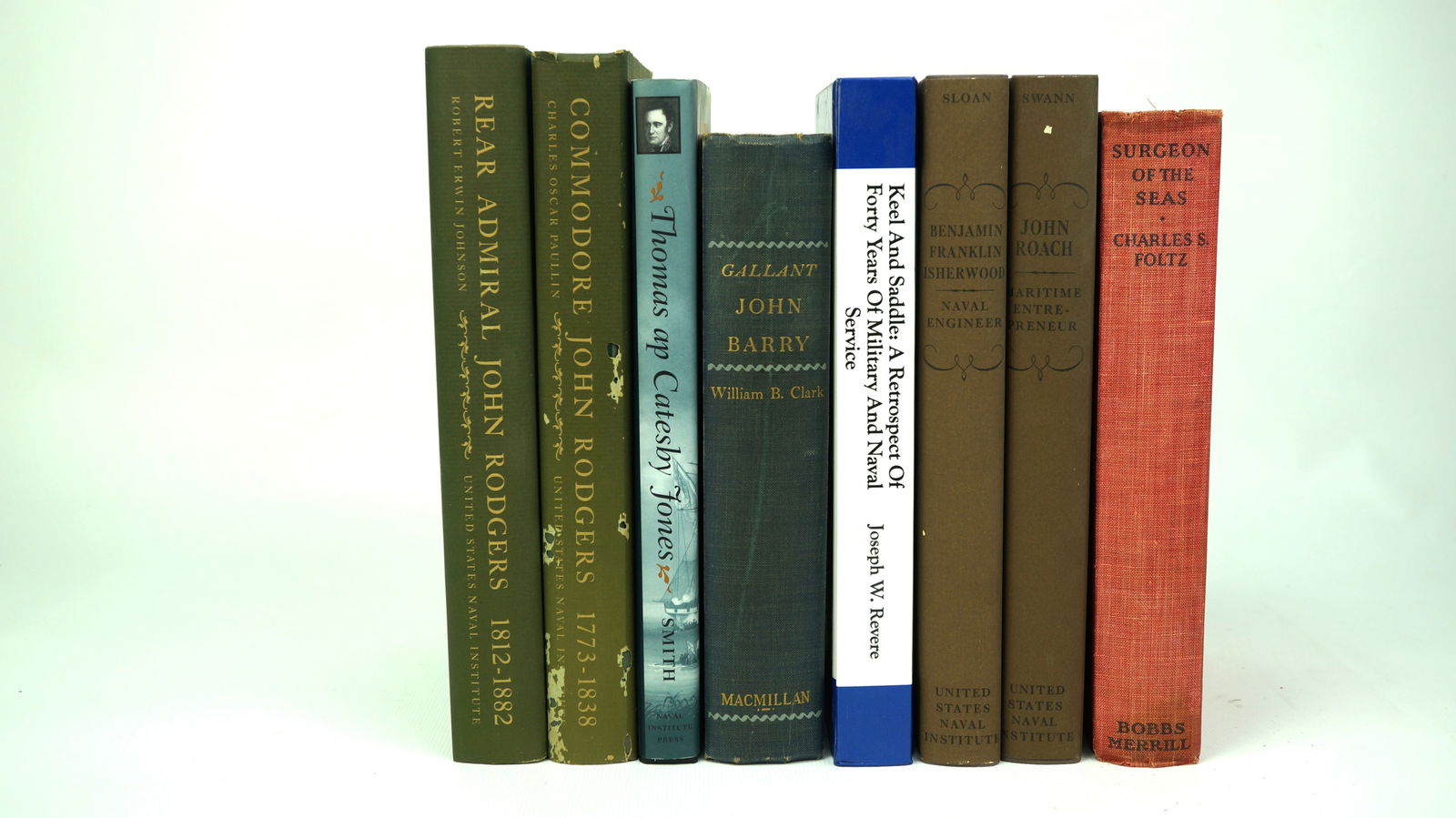 8 Books on Prominent 18th/19thC Naval Figures (1 of 20)