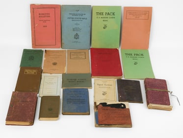 Early 20thC US Marines Military Pamphlets, Manuals & Ephemera WWI Nicaragua & More
