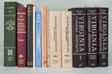 Thirteen Books on 17thC & 18thC Virginia History