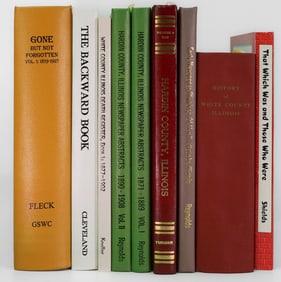 Nine Books on the History of Hardin County and White County, Illinois