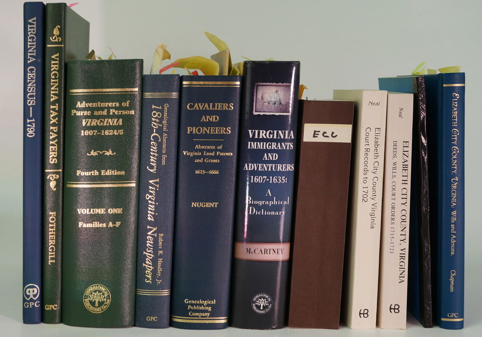 Eleven Books on 18thC Records of Elizabeth City County, Virginia Genealogy (1 of 9)