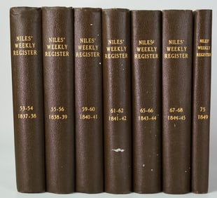 Niles' Weekly Register, 5th series, 7 Vols