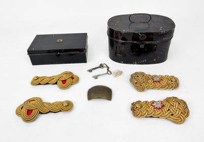 WWI USMC Horstmann Epaulets w/Case