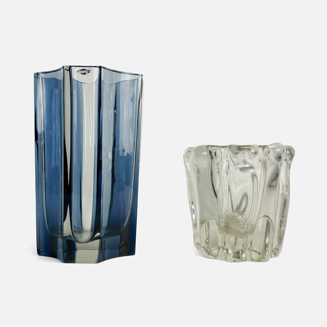 Nuutajarvi Notsjo & Tapio Wirkkala Finnish MCM Art Glass Vases Danish Modern (1 of 11)