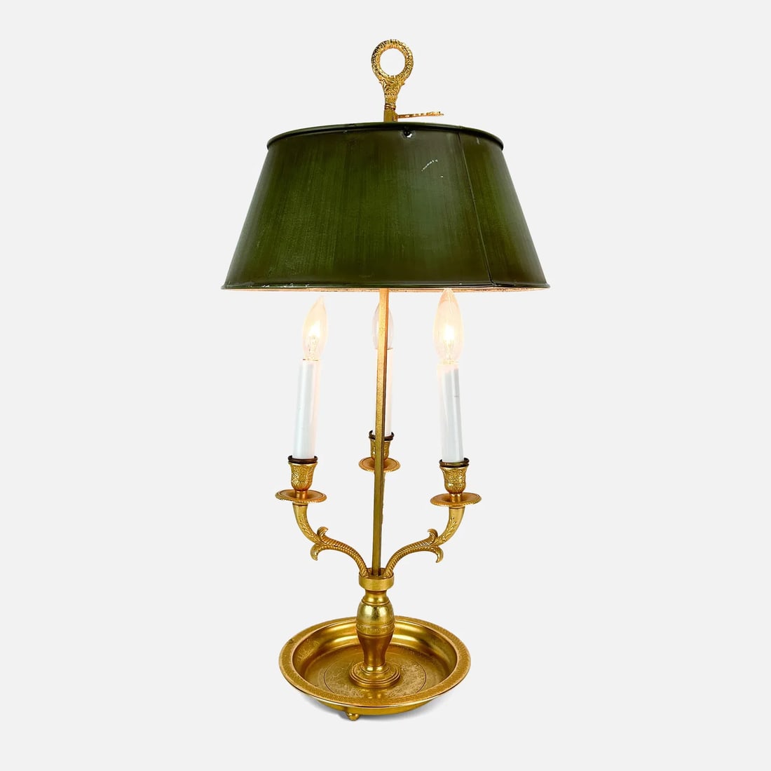 Vintage 20thC French Style Bouillotte Table Lamp (1 of 13)