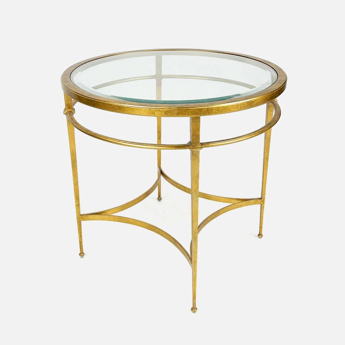 Hollywood Regency Style Glass Side Table Stand (1 of 8)