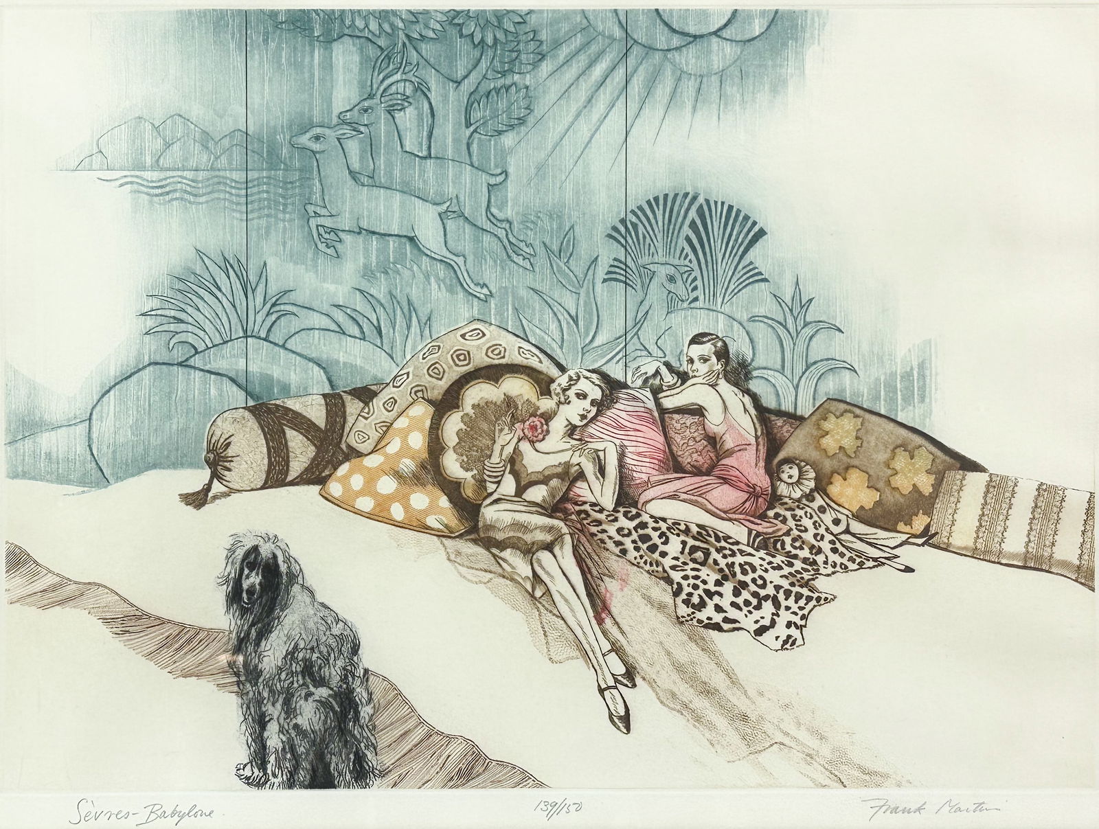 Frank Martin "Sevres-Babylone" Etching Framed Print (1 of 7)