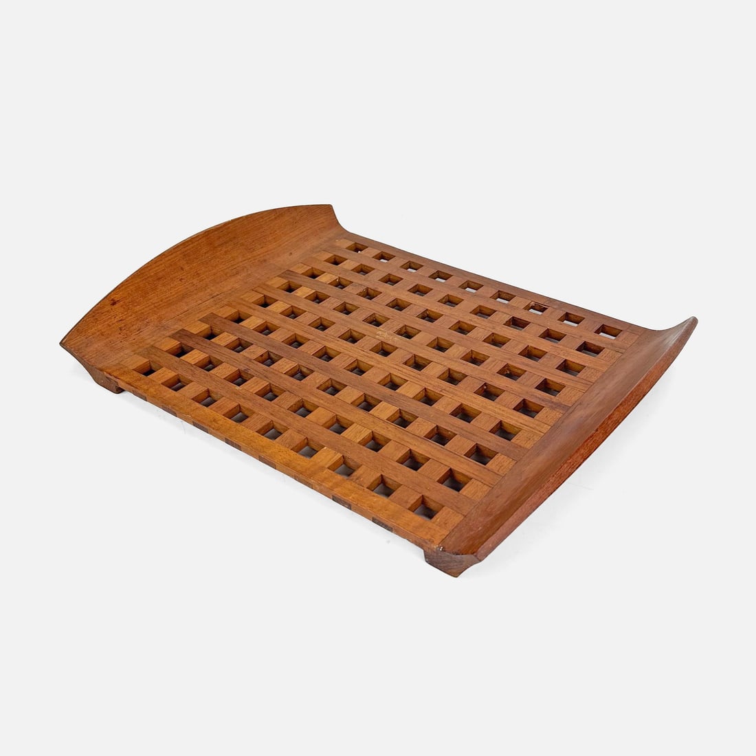 Jens Quistgaard for Dansk Danish Mid Century Modern Teak Lattice Tray (1 of 3)