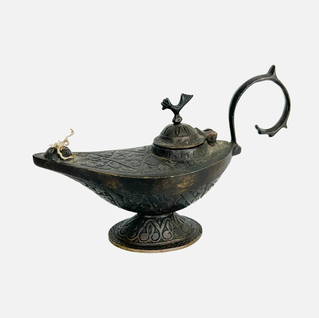 Middle Eastern Metal Oil Lamp (1 of 8)