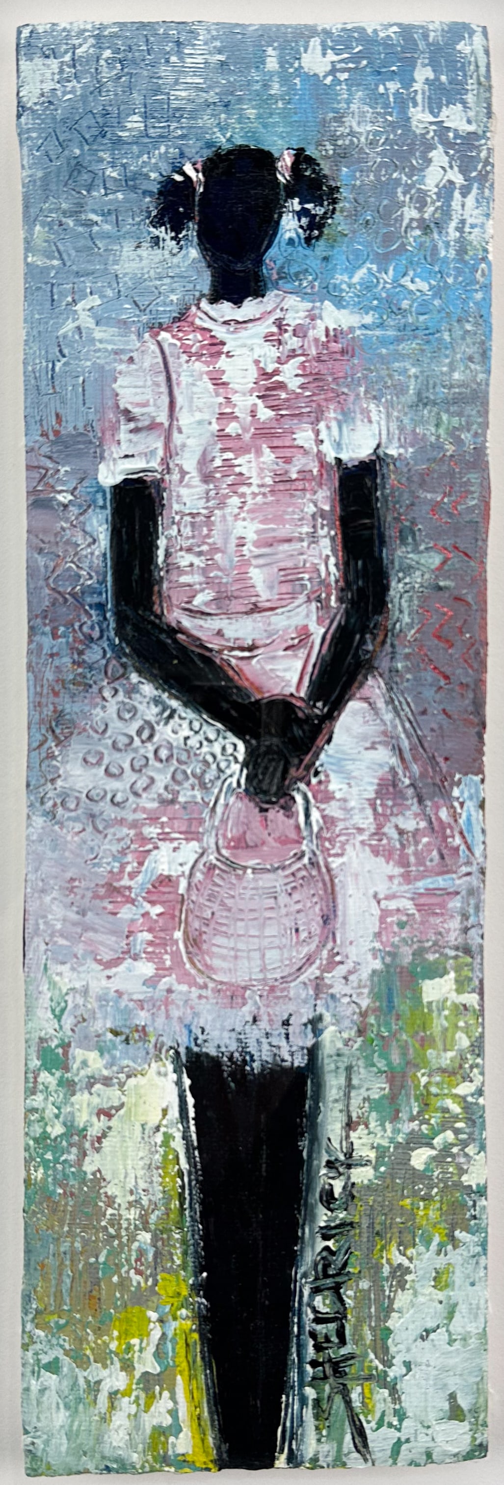 Deborah Shedrick Acrylic on Canvas Painting Framed African American Art (1 of 5)