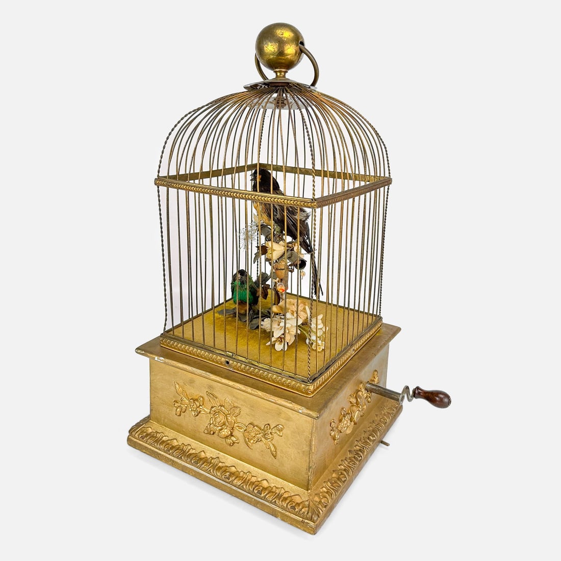 Antique 19thC French Automaton Bird-in-Cage (1 of 9)