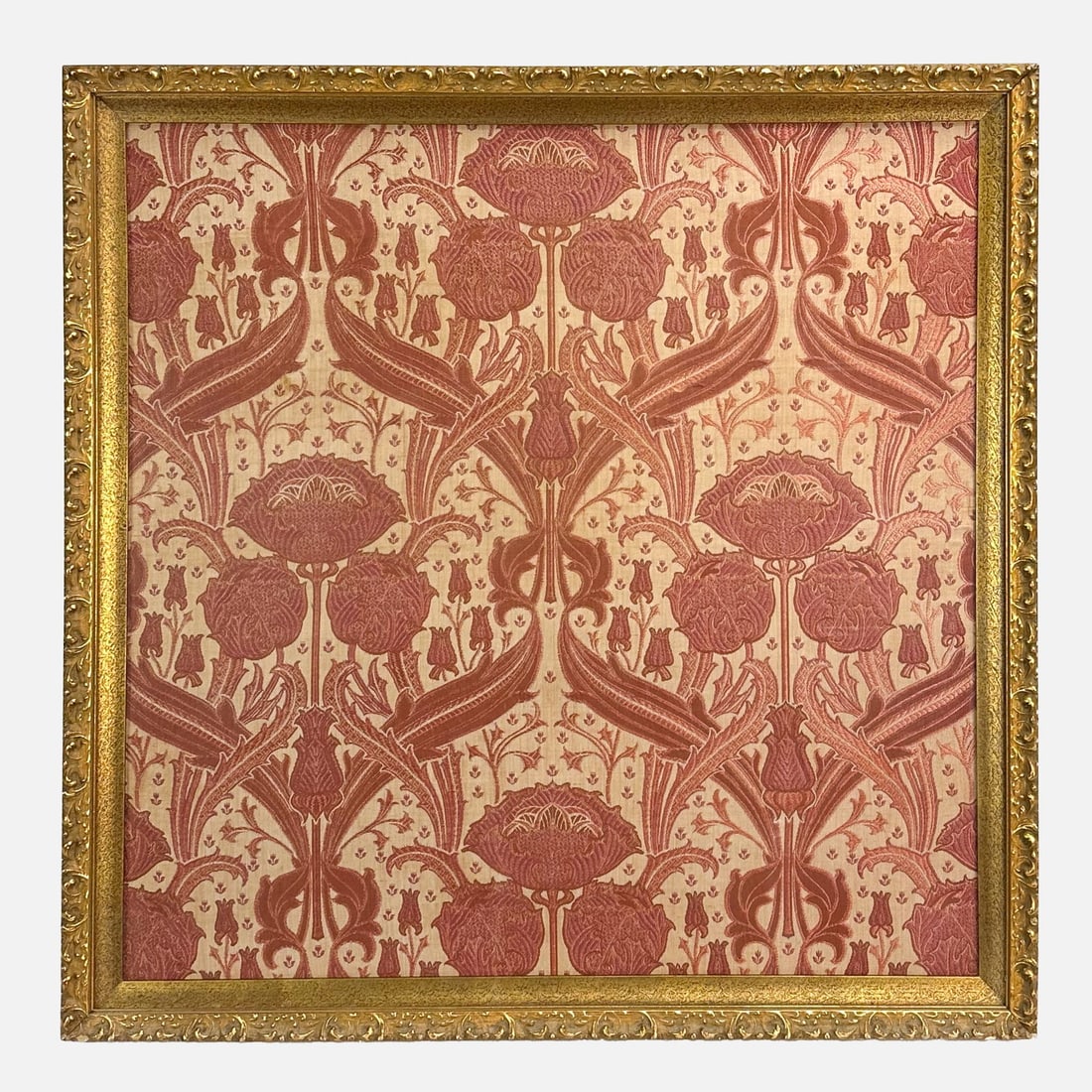 Antique William Morris Arts and Crafts Style Framed Textile (1 of 6)