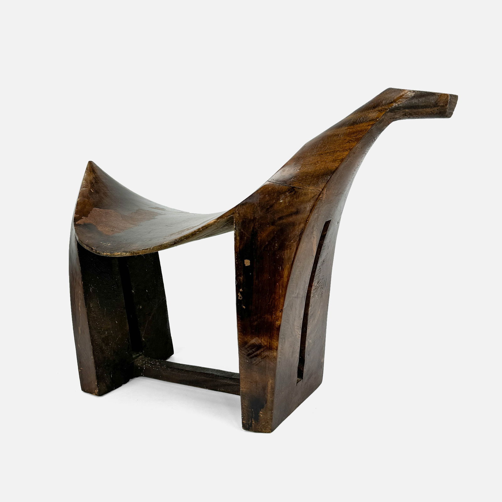 Zoomorphic Coconut Grater Stool - Nukuoro Atoll, Caroline Islands, Micronesia (1 of 11)