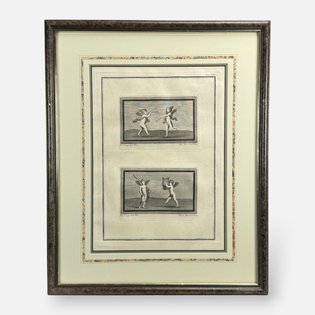 Antique Engraving After Francesco Lavega Framed Etching Print (1 of 7)