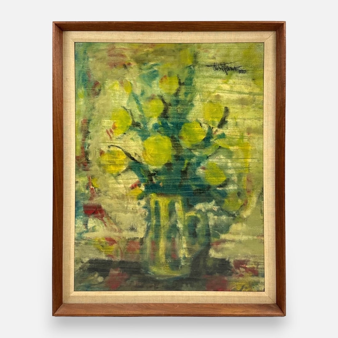 Distefano Signed Original Still Life Oil on Board Painting Framed (1 of 5)