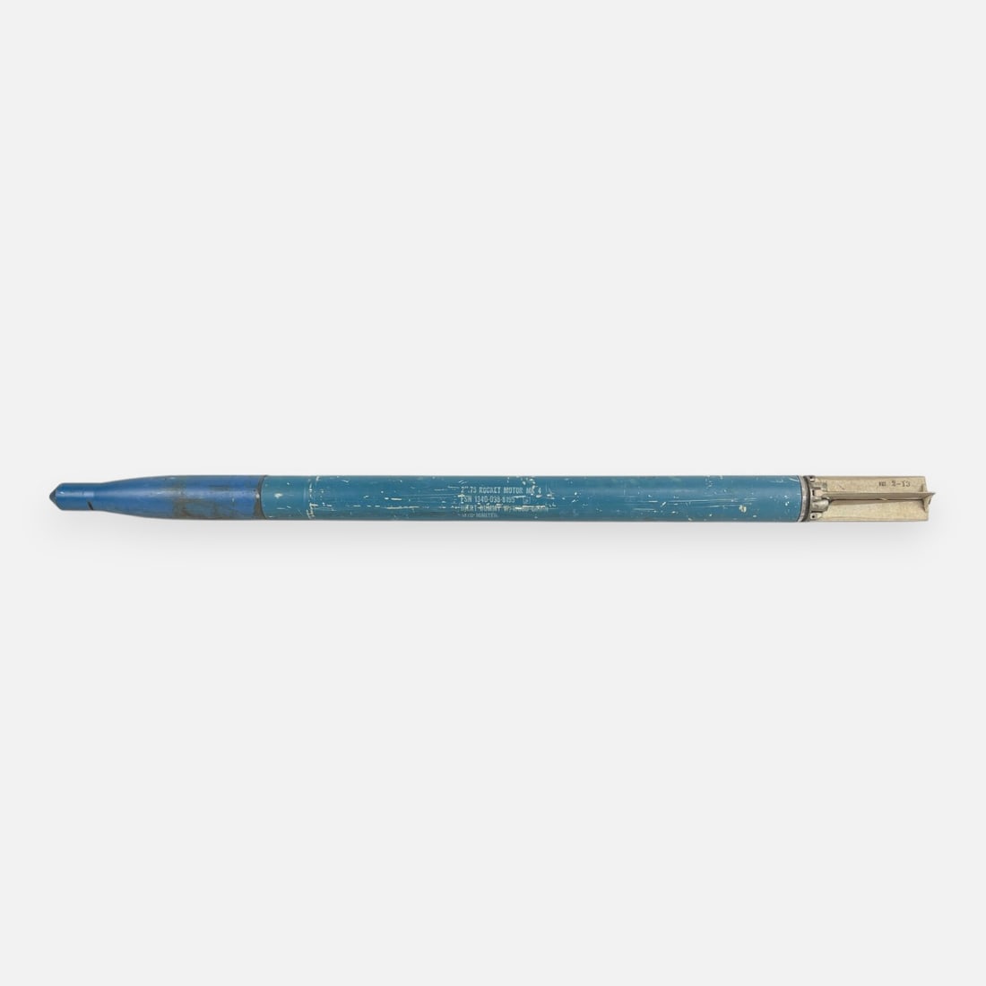 2.75" Practice Warhead Rocket Motor MK 4 Inert Dummy Without Igniter: Ca. last half 20thC. Appears to remain in good original and complete condition as shown. Military inert Practice Warhead in good complete condition We do not provide in-house shipping! We have a close