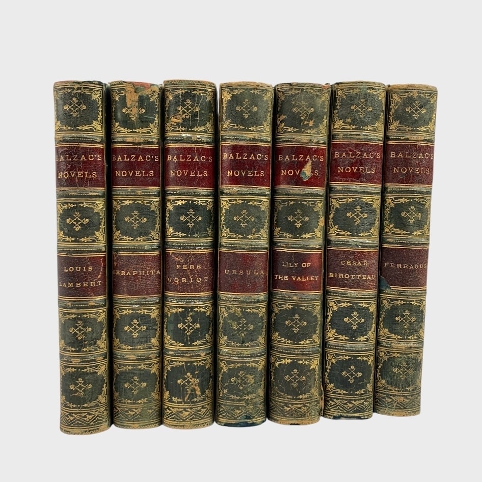 The Comedy Of Human Life by H. De Balzac - 7 Vols - 1889 Antique Books (1 of 10)