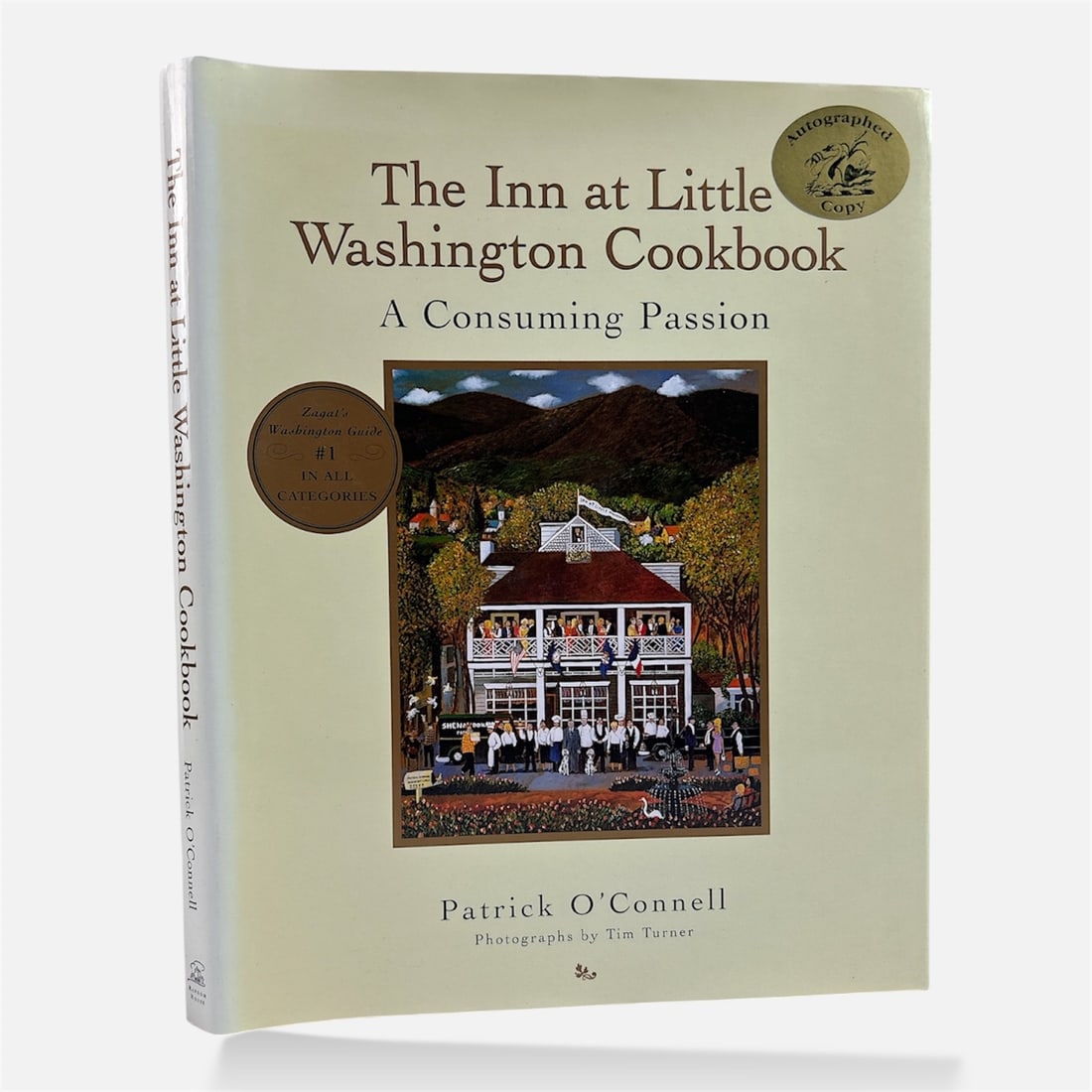 Signed The Inn At Little Washington Cookbook by Patrick O'Connell - 1 Vol.: Includes dust jacket, volume is in overall good condition. Please enlarge photos to see details. We do not provide in-house shipping! We have a close relationship with our local UPS Store which offers