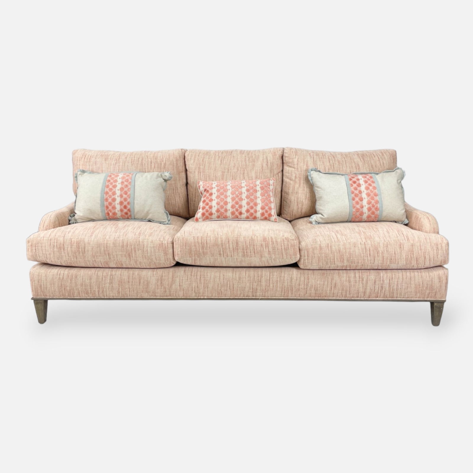 Lee Industries Modernist Tweed Blend MCM  Sofa w/Accent Pillows (1 of 10)