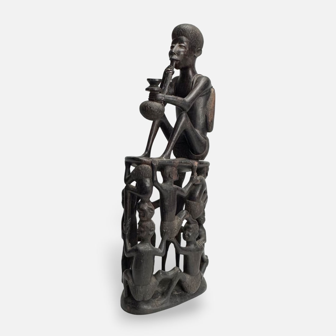 Makonde Tribal African Carved Wood Sculpture, Tanzania (1 of 9)
