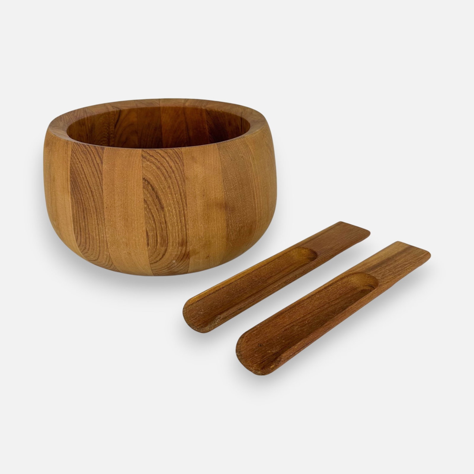 Dansk International  Designs Teak Serving Bowl & Utensils MCM (1 of 8)