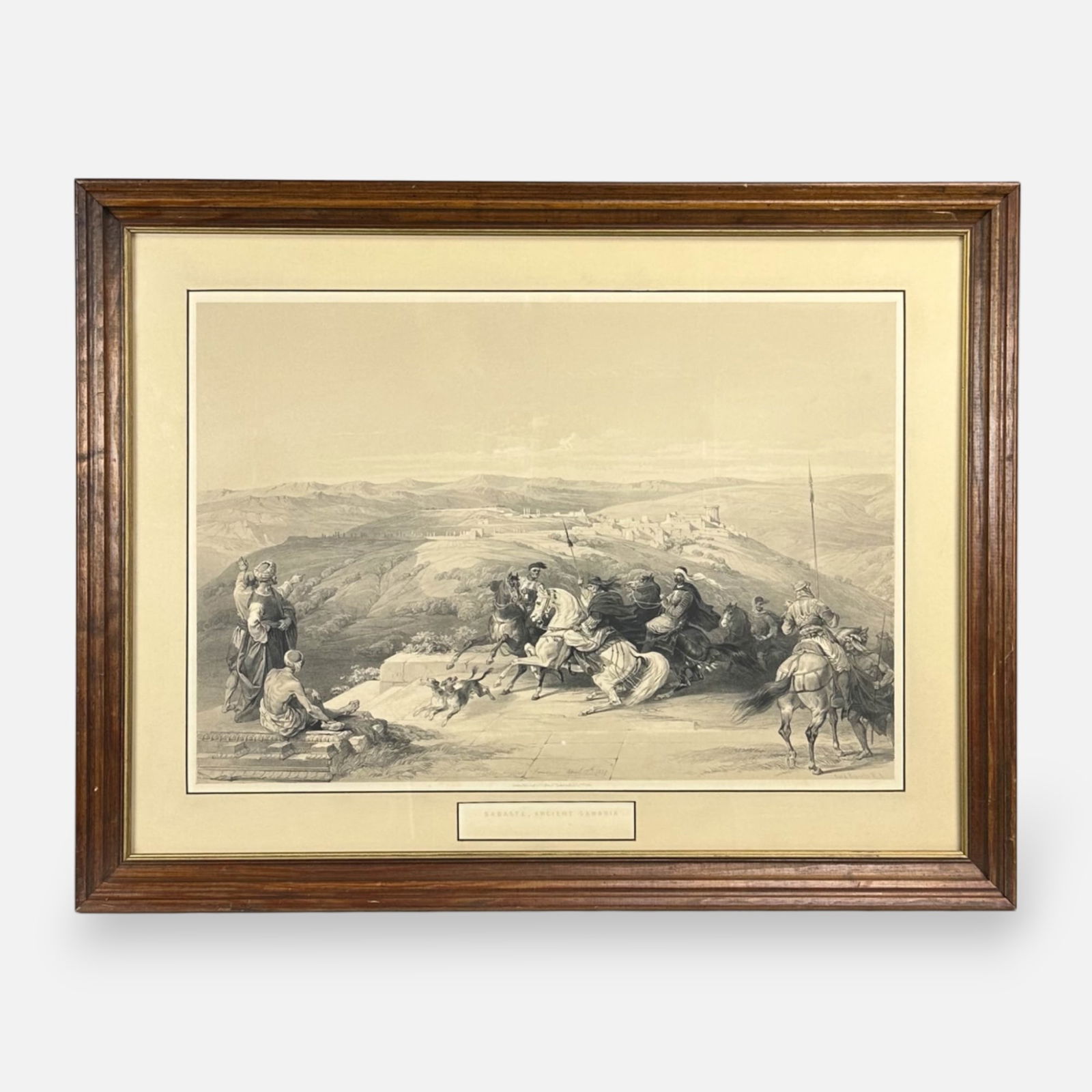 David Roberts "Sebaste, Ancient Sumeria" Lithograph Framed Print (1 of 7)