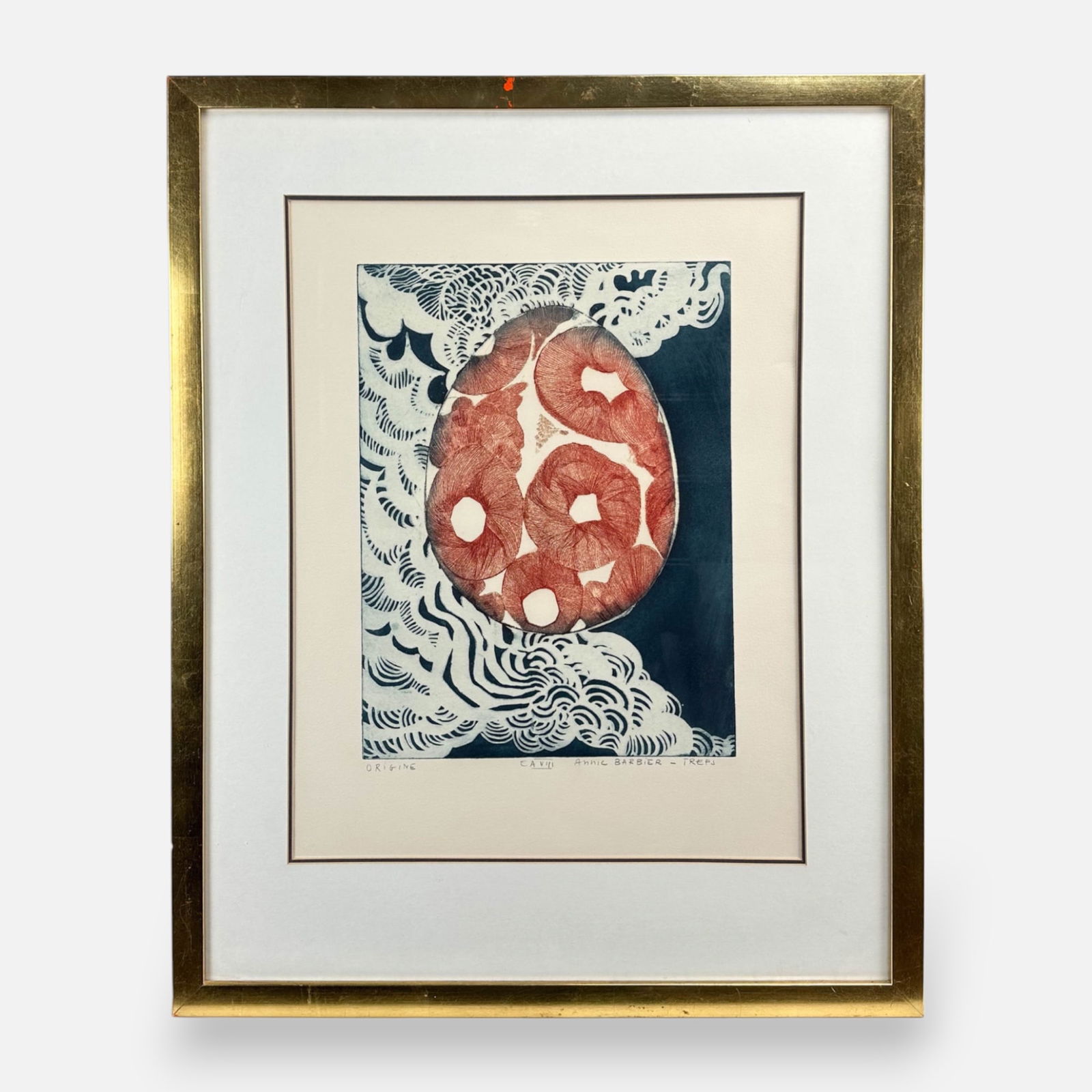 Annie Barbier-Treps "Origine" Silkscreen Framed Print (1 of 5)