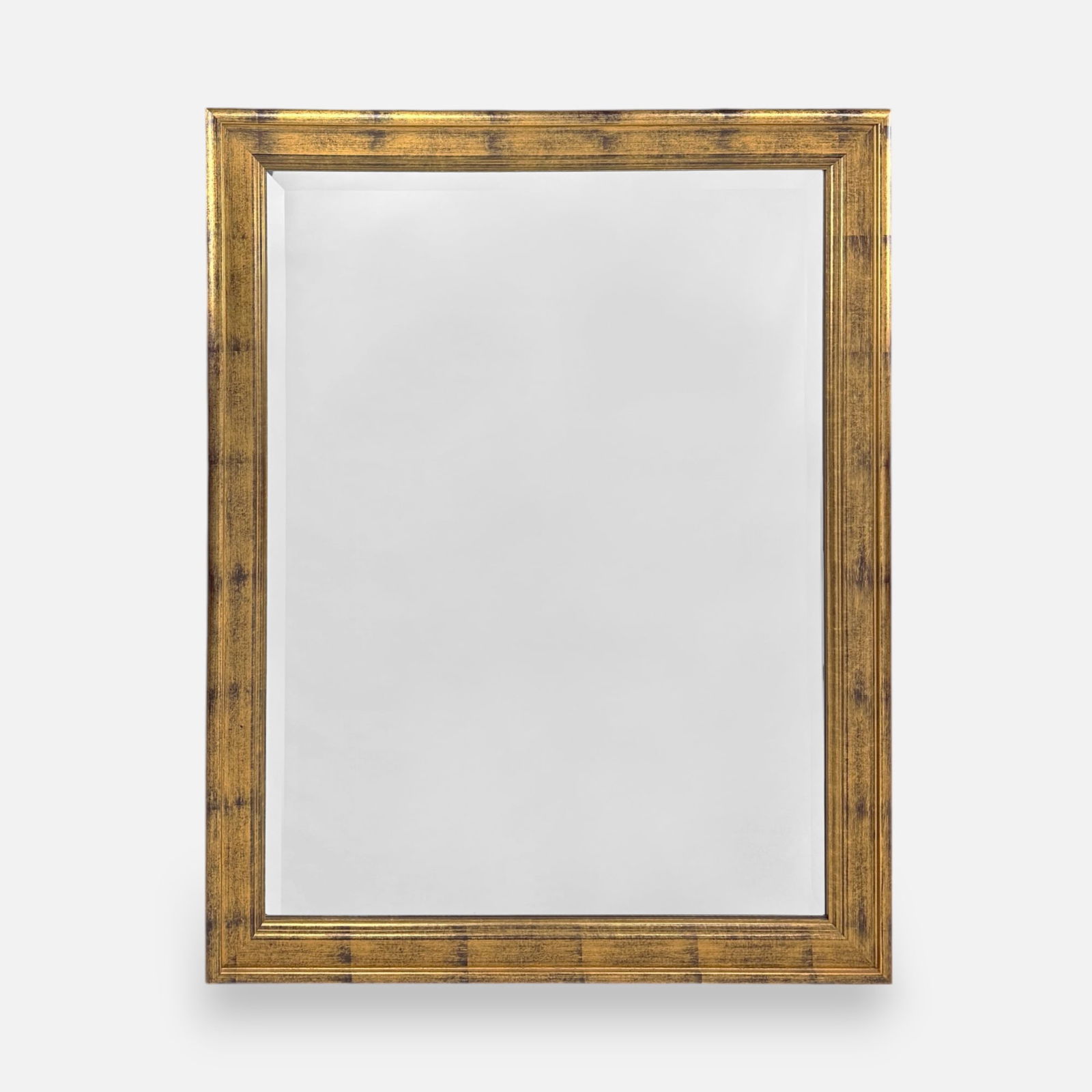 20thC Gilt Painted Beveled Glass Wall Mirror (1 of 4)