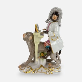 Johann Kandler Meissen Monkey Pianist