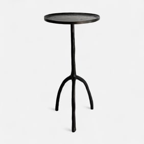 Christian Liaigre Brutalist Bronze Occasional Table