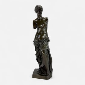 Ron Liod Sauvage (After) "Venus de Milo" Large Bronze Nude Sculpture