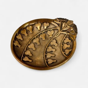 Danish Art Deco Bronze Tray Dish