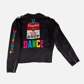 Madonna Autographed 1987 Who's That Girl World Tour "Campbells Soup" Jacket
