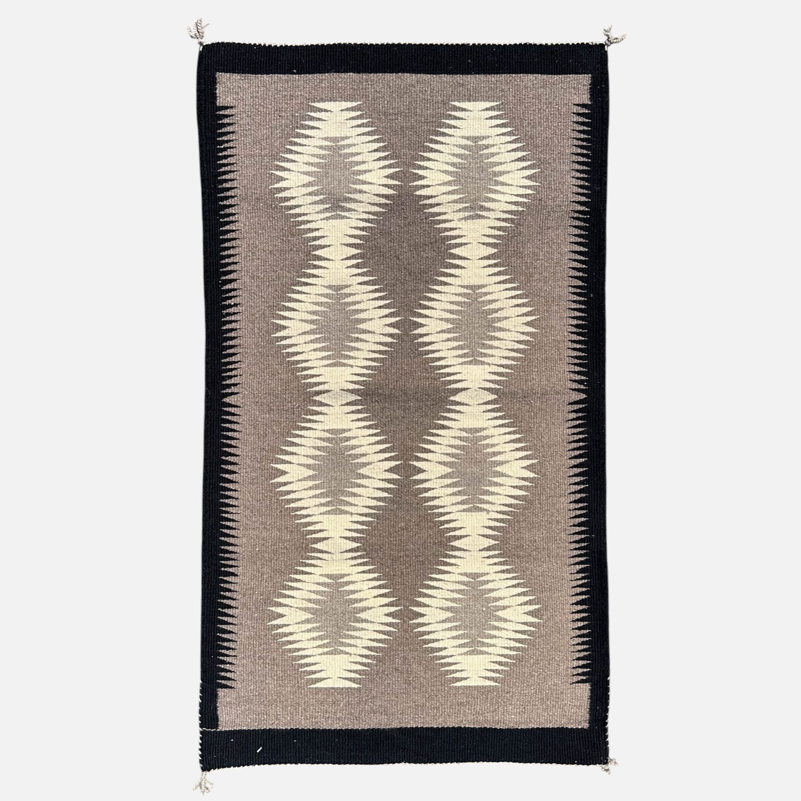 Fine Native American Navajo Wool Blanket Rug Eye Dazzler Excellent Condition (1 of 6)