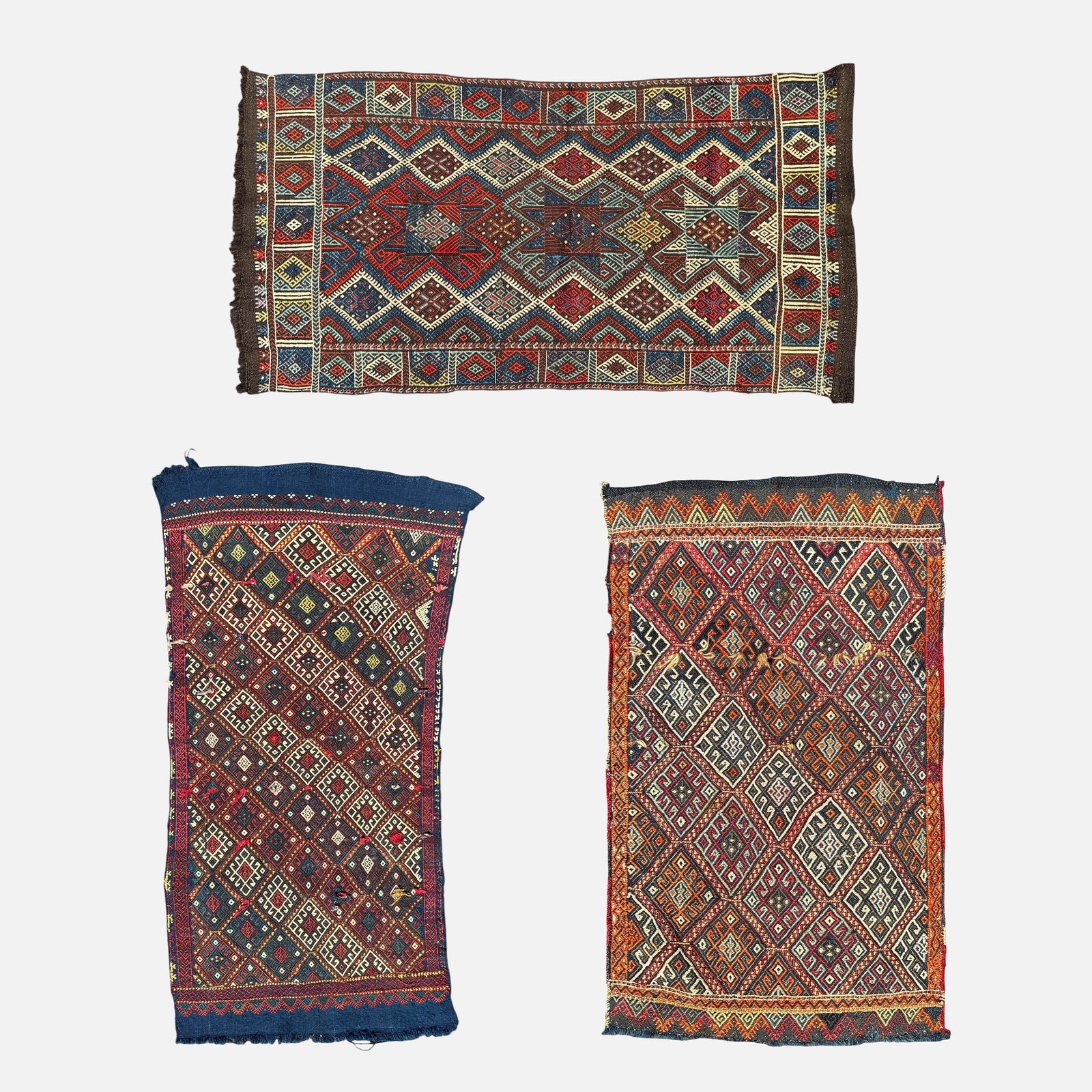 Three Tribal Anatolian Hand Woven Wool Bag Covers (1 of 11)