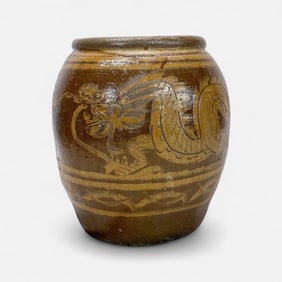 Southeast Asian Earthenware Water Vessel Jar