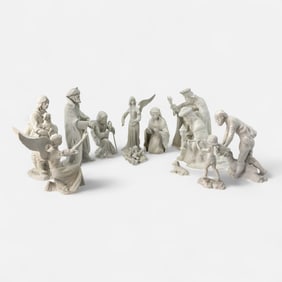 Boehm Porcelain Nativity Twelve-Piece Set w/Original Boxes