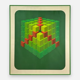 Marko Spalatin Op-Art Framed Print